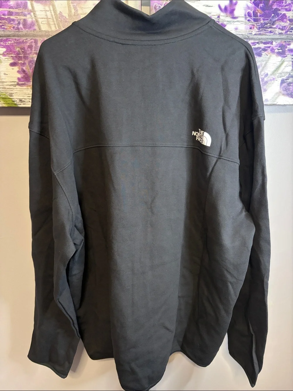 The North Face Men’s Black TNF DBL Knit Half-Zip Pullover Sweatshirt Size XXXL